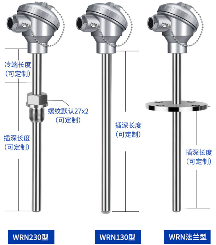 工業(yè)用熱電偶產品分類圖