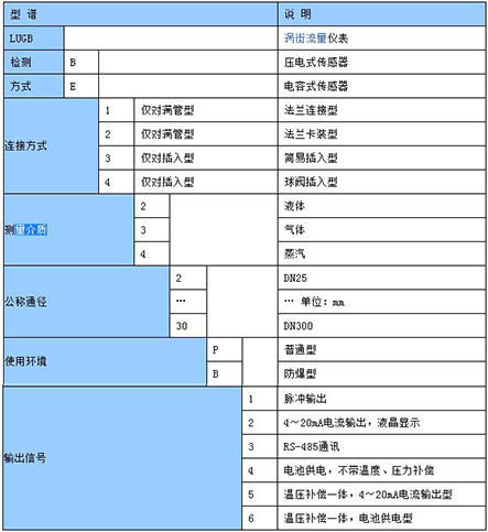 過(guò)熱蒸汽計(jì)量表選型表